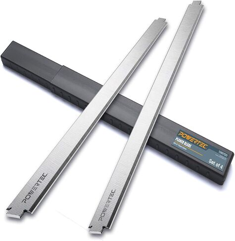 POWERTEC 128280 13-3/8 Inch HSS Planer Knives for Ridgid R4330, Set of 3 in Kuwait
