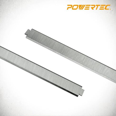 POWERTEC 128280 13-3/8 Inch HSS Planer Knives for Ridgid R4330, Set of 3 in Kuwait
