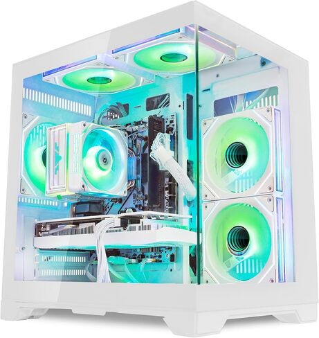 Ace Gaming PC Desktop- Intel Core i5 12400F 2.5 GHz 6-Core, GeForce RTX 5060 8GB, 32GB DDR4 RAM 3200MHz,1TB PCIe SSD, Wi-Fi & Bluetooth, Windows 11 Pro-Prebuilt Tower Gamer Computer-Black in Saudi Arabia