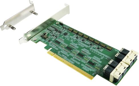 محول PCIE X16 Gen 4 عالي السرعة مع تقنية RedRiver لنقل البيانات الفعال-مثالي لـ Minisas HD (SFF-8673) X8 Dual Port Connectivity in Saudi Arabia