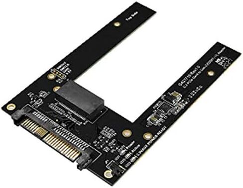 Micro SATA Cables| U.2 PCIe Gen 4 16GT/s U.2 to Gen-Z 1C (EDSFF) SSD Adapter in Saudi Arabia