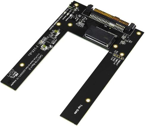 Micro SATA Cables| U.2 PCIe Gen 4 16GT/s U.2 to Gen-Z 1C (EDSFF) SSD Adapter in Saudi Arabia