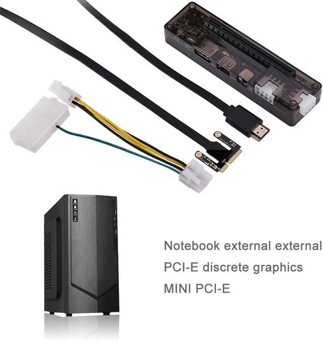 Dock بطاقة فيديو مستقلة عن الكمبيوتر المحمول ، لـ Mini PCIe ، Expresscard ، 6Pin+ Outface Outding ، بدون مزود طاقة in Saudi Arabia