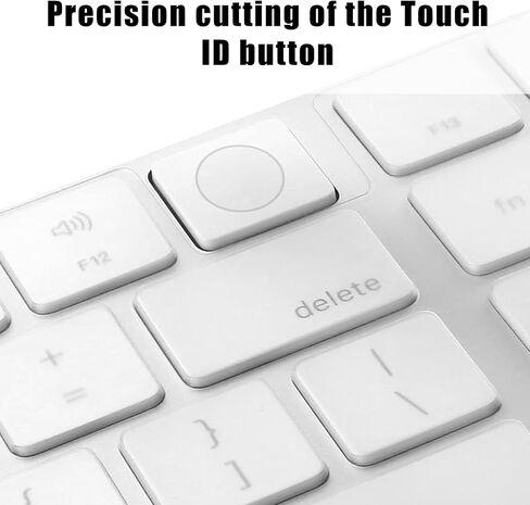 A3119 Keyboard Cover Skin for iMac M4/MacBook Pro/Air M1/2/3, Clear Anti-Dust Silicone Keyboard Protector 0.12mm Ultra-Thin Cover Film Accessories for 2024 Laptop Magic with Touch ID Numeric Keypad in Saudi Arabia