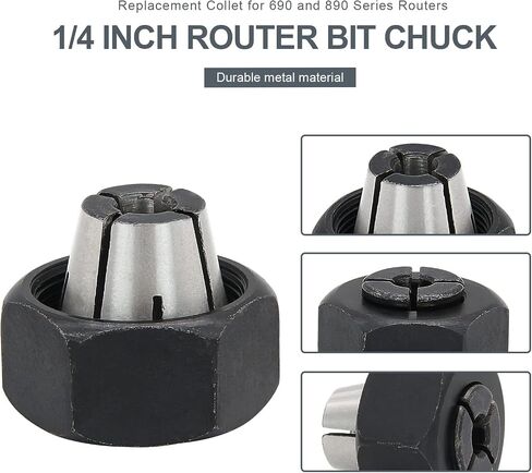 Thaekuns 42975 3/8-Inch Router Collet Fits for PORTER CABLE models,Delta, B&D in Saudi Arabia