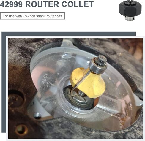 Thaekuns 42975 3/8-Inch Router Collet Fits for PORTER CABLE models,Delta, B&D in Saudi Arabia