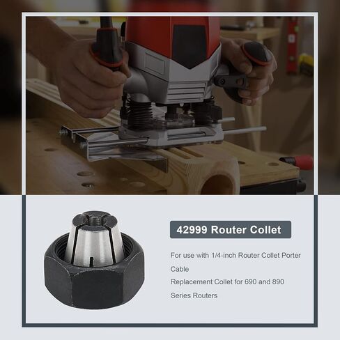 Thaekuns 42975 3/8-Inch Router Collet Fits for PORTER CABLE models,Delta, B&D in Saudi Arabia