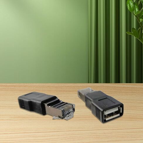 USB إلى RJ45 Ethernet Adapter USB2.0 أنثى إلى RJ45 من الذكور لأجهزة الشبكات ومحول اتصال موثوقية الكمبيوتر in Kuwait