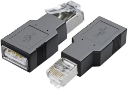 USB إلى RJ45 Ethernet Adapter USB2.0 أنثى إلى RJ45 من الذكور لأجهزة الشبكات ومحول اتصال موثوقية الكمبيوتر in Kuwait