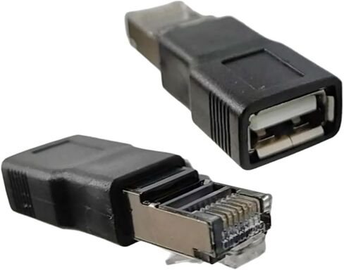 USB إلى RJ45 Ethernet Adapter USB2.0 أنثى إلى RJ45 من الذكور لأجهزة الشبكات ومحول اتصال موثوقية الكمبيوتر in Kuwait