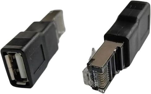 USB إلى RJ45 Ethernet Adapter USB2.0 أنثى إلى RJ45 من الذكور لأجهزة الشبكات ومحول اتصال موثوقية الكمبيوتر in Kuwait
