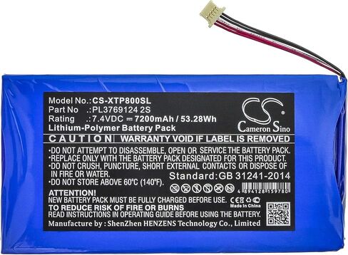 Lebee متوافق مع البطارية Xtool PL3769124 2S EZ500 ، I80 PAD ، PS80 ، PS80E ، X100 PAD 2 ، X100 PAD 2 Pro ، X7 7200MAH in Saudi Arabia