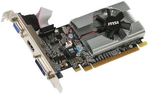 MSI Geforce 210 1024 MB DDR3 PCI-Express 2.0 Card MD1G/D3 (متجدد) in Kuwait
