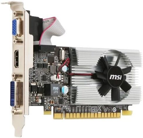 MSI Geforce 210 1024 MB DDR3 PCI-Express 2.0 Card MD1G/D3 (متجدد) in Kuwait