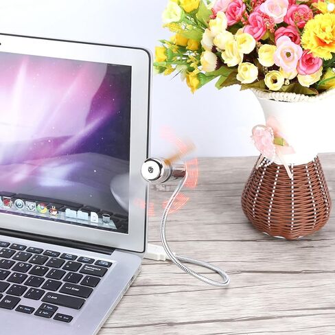 Emukoep USB RGB Mini RGB Fan مع شاشة رسالة LED مرنة لجهاز الكمبيوتر المحمول للكمبيوتر الشخصي للكمبيوتر الشخصي in Kuwait