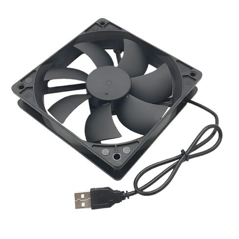 1pc 120mmx120mmx25mm 80mmx80mmx25mm 12volt سائل تحمل مروحة تبريد العادم USB (12 سم _no) in Kuwait