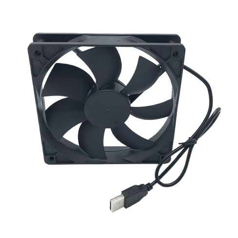 1pc 120mmx120mmx25mm 80mmx80mmx25mm 12volt سائل تحمل مروحة تبريد العادم USB (12 سم _no) in Kuwait