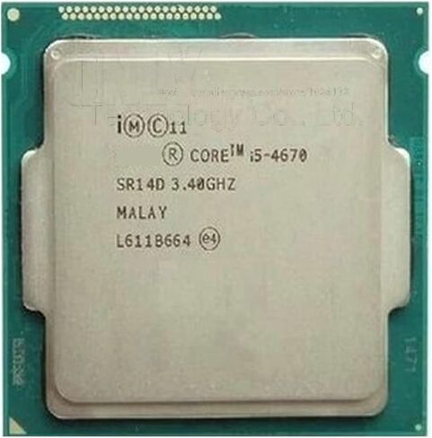 I5-4670 CPU I5 4670(3.4GHz/6MB /4 Cores/Socket 1150/85w) Quad c Desktop CPU SR14D Scrattered Pieces in Saudi Arabia