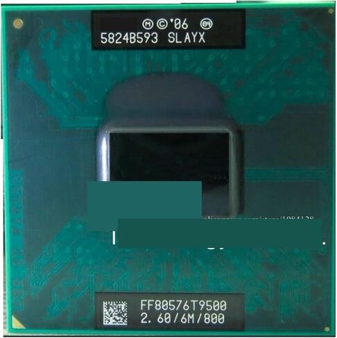 CPU Laptop c 2 Duo T9500 CPU 6M Cache/2.6GHz/800/Dual-Core Socket 479Laptop Processor for GM45/PM45 in Saudi Arabia