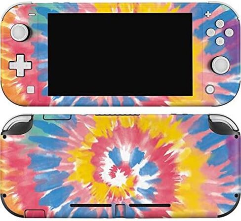 Skinit Skinit Gaming Gaming Skin Accompated مع Nintendo Switch Lite - Rainbow Tie Dye Design in Saudi Arabia