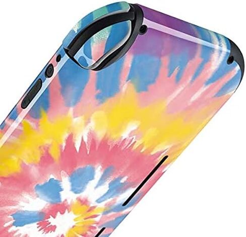 Skinit Skinit Gaming Gaming Skin Accompated مع Nintendo Switch Lite - Rainbow Tie Dye Design in Saudi Arabia