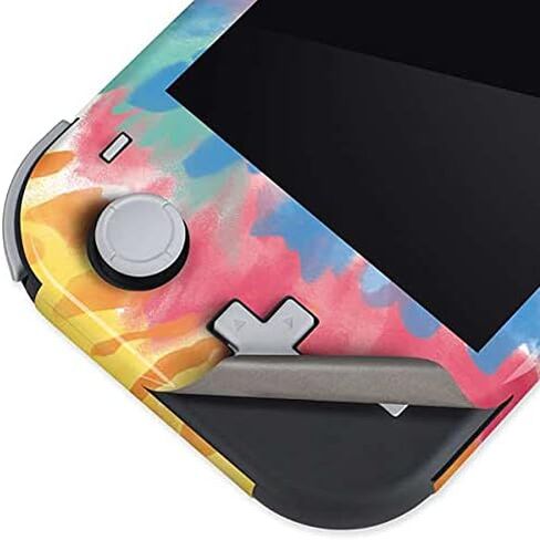 Skinit Skinit Gaming Gaming Skin Accompated مع Nintendo Switch Lite - Rainbow Tie Dye Design in Saudi Arabia