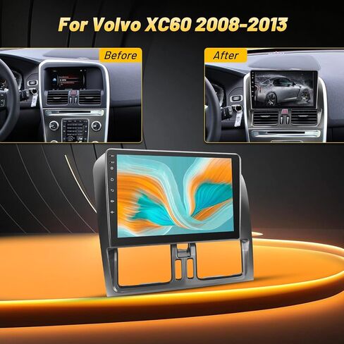 2 + 64G لفيولفو XC60 2008-2013 Android Car Stereo مع carplay اللاسلكي و Radio Auto Auto - 9 بوصة HD شاشة اللمس مع EQ DSP ، GPS ، WiFi ، FM/RDS + AHD View View Camera in Kuwait