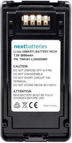 بطارية متوافقة مع Kenwood KNB-L2 Radio-Way Radio-2600mAh Lithium-ion 7.5 Volt Smart (Impres Compatible) بطارية استبدال الخلايا المتميزة in Kuwait