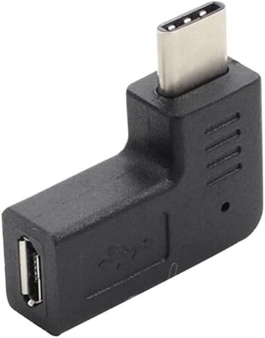 منفذ USB Female V8 إلى TPE-C لأعلى ، أسفل ، يسار ، يمين محول كبلات محول محول الثني 90 درجة (V8-RI) in Kuwait