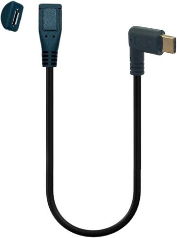 منفذ USB Female V8 إلى TPE-C لأعلى ، أسفل ، يسار ، يمين محول كبلات محول محول الثني 90 درجة (V8-RI) in Kuwait
