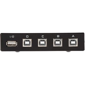 Zjchao USB Switch 2 Port 4 Port Manual Switch Fox للمشاركة المحيطية مع Switcher Scanner USB 2.0 in Kuwait