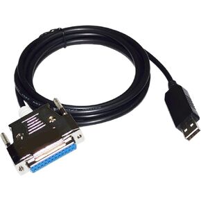 FT232RL RS232 USB إلى D-SUB 25PIN DB25 كابل الاتصالات التسلسلية محول الإناث لبرنامج Bio-Tek Microplate Reader PN 75053 (1.8M ، FT232RL Chip) in Kuwait