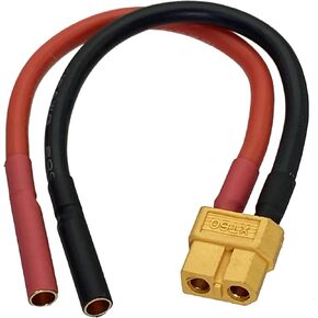 XT60 Female to 4mm Female Cable Adapter in Saudi Arabia