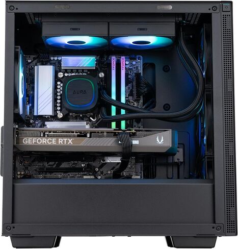 ABS Eurus Aqua Gaming PC - Windows 11 - Intel Core I9-14900KF - Geforce RTX 5070 TI - DLSS 4 - أداء مدته AI - 32GB DDR5 6400-2TB M.2 NVME SSD - EA14900KF5070TI2 in Kuwait