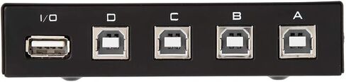 Zjchao USB Switch 2 Port 4 Port Manual Switch Fox للمشاركة المحيطية مع Switcher Scanner USB 2.0 in Saudi Arabia