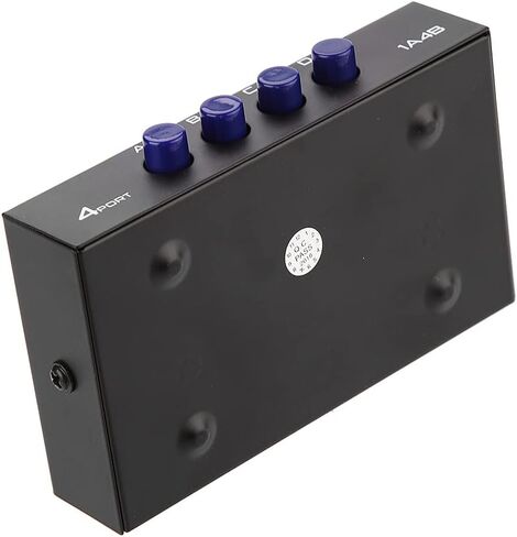 Zjchao USB Switch 2 Port 4 Port Manual Switch Fox للمشاركة المحيطية مع Switcher Scanner USB 2.0 in Saudi Arabia