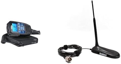 Bundle of Uniden CMX760 Bearcat Off Road Series Compact Mobile CB Radio + Uniden BCATPL259-19 Low Profile 18 Inch Magnetic Mount CB Antenna in Saudi Arabia