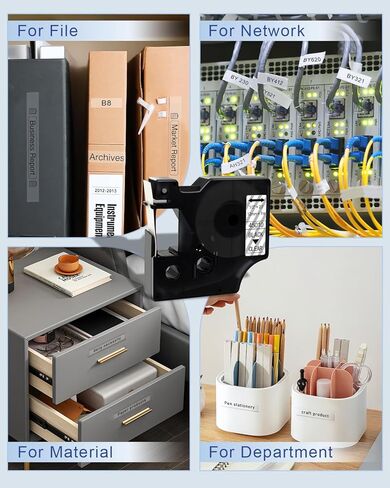 Lonitul 2 PK D1 Label Tape 45021 Compatible for Dymo D1 Labels White on Black 12mm 1/2 Inch x 23 Ft, D1 Label Maker Refills for Dymo LabelManager 160 280 210D 360D 450D 420D COLORPOP PnP in Kuwait