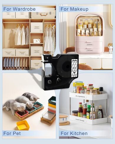 Lonitul 2 PK D1 Label Tape 45021 Compatible for Dymo D1 Labels White on Black 12mm 1/2 Inch x 23 Ft, D1 Label Maker Refills for Dymo LabelManager 160 280 210D 360D 450D 420D COLORPOP PnP in Kuwait