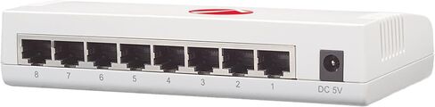 Intellinet IEEE 802.3 ، 802.3ab ، 802.3az ، 802.3u ، 802.3x 8-Port Gigabit Ethernet Switch (البلاستيك) (524124) in Saudi Arabia