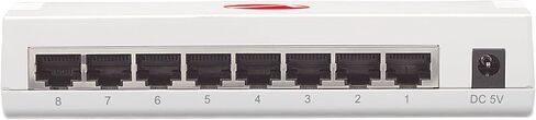 Intellinet IEEE 802.3 ، 802.3ab ، 802.3az ، 802.3u ، 802.3x 8-Port Gigabit Ethernet Switch (البلاستيك) (524124) in Saudi Arabia