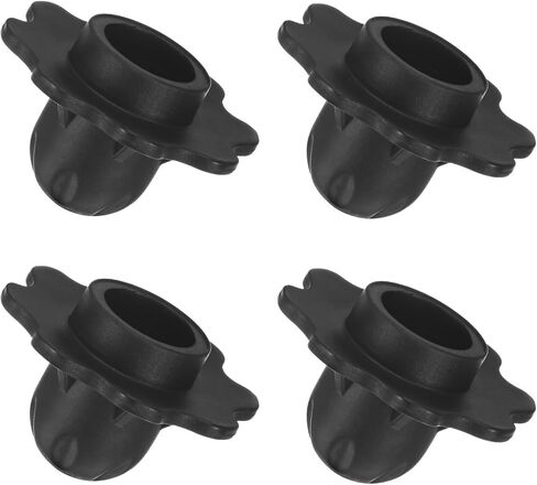 8-Pack Camping Chair Foot, 0.71"/ 18mm Tubing Dia Detachable Camping Chair Leg Covers Anti-Slip Stool Feet Replacement for Hiking/Fishing/Camping, Black in Saudi Arabia