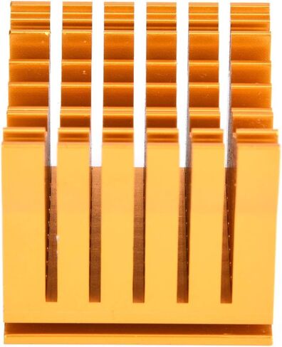 1.7 x 1.6 x 1.4in Gold Aluminum Heat Sink, Cooling Fin Motherboard Chip Cooler for Electronic Components Heat Sinks in Saudi Arabia
