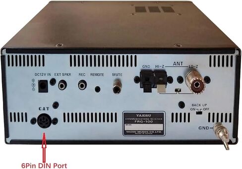 FT232RL USB إلى UART TTL 6PIN DIN ADAPTER CAT Programming Cable for FRG-100 FRG-965 FRG-8800 FRG-9600 FIF-232C (3 Meter) in Kuwait