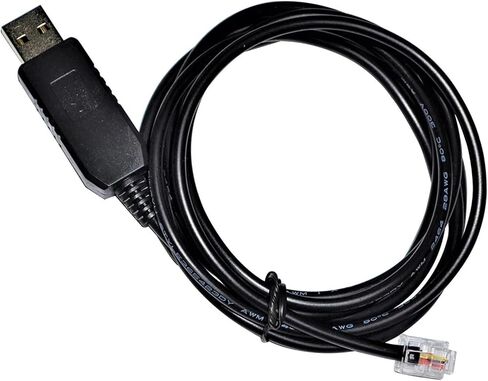 FT232RL RS485 RJ11 to USB 6P4C Adapter Console Cable for VFD Series AC Motor Driver Communication KABLE to PC(3 metre) in Saudi Arabia