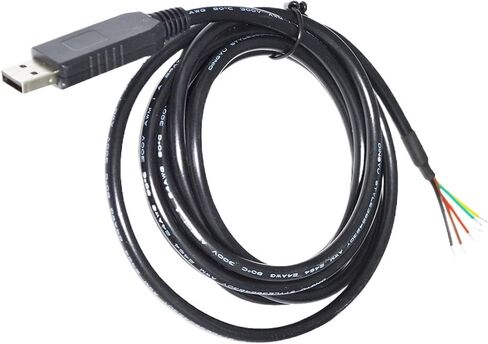 FT232RL CHIP USB to RS232 Converter 6PIN 6P WE Wire END Open Serial Cable Compatible with USB-RS232-WE-1800-BT(1.8M) in Saudi Arabia