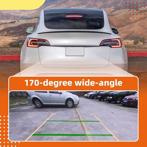 1095949-00-E Trunk Handle W/View Backup Camera Compatible with 2017-2022 Model 3 Y Rear View Camera Backup Camera Replacement 109594900E in Saudi Arabia