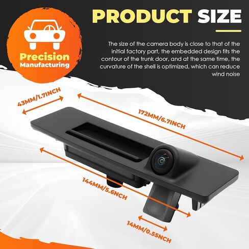 1095949-00-E Trunk Handle W/View Backup Camera Compatible with 2017-2022 Model 3 Y Rear View Camera Backup Camera Replacement 109594900E in Saudi Arabia