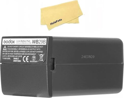استبدال بطارية Godox WB29، Godox WB19A 14.4V 3000mAh لـ Godox AD200 Pro وGodox AD200 ضوء فلاش الجيب (Godox WB29A هو إصدار محدث من Godox WB29) in Saudi Arabia