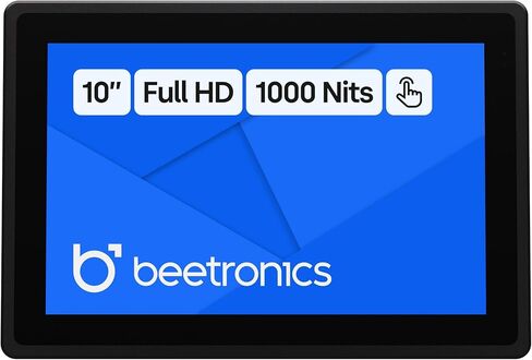 15 بوصة شاشة تعمل باللمس 15 بوصة | Full HD 1080p | IP65 مقاوم للماء ومقاوم الغبار | عرض أشعة الشمس الصناعية قابلة للقراءة في الهواء الطلق للكمبيوتر الشخصي ، Mac ، Linux | 15HB9M in Kuwait